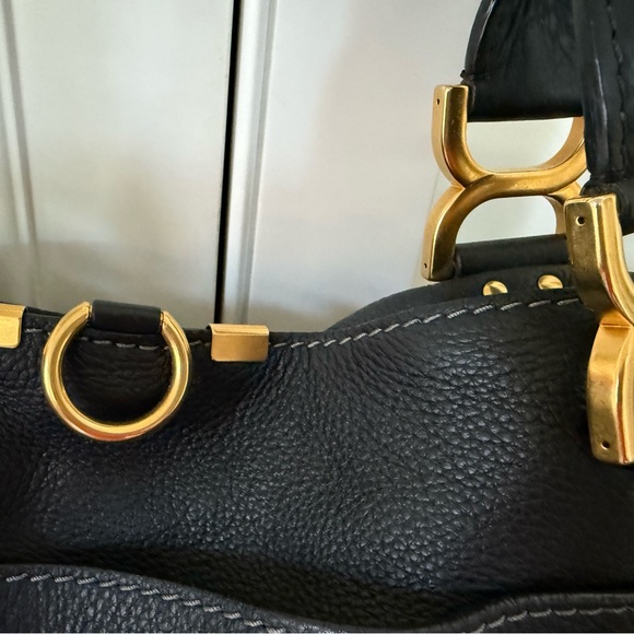 Authentic Chloe Marcie Pebbled Leather Tote - Picture 10 of 13